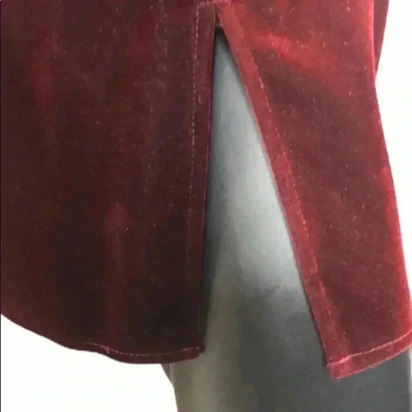 ASOS Velvet Off Shoulder Blouse Size 0–C1 - Picture 4 of 7